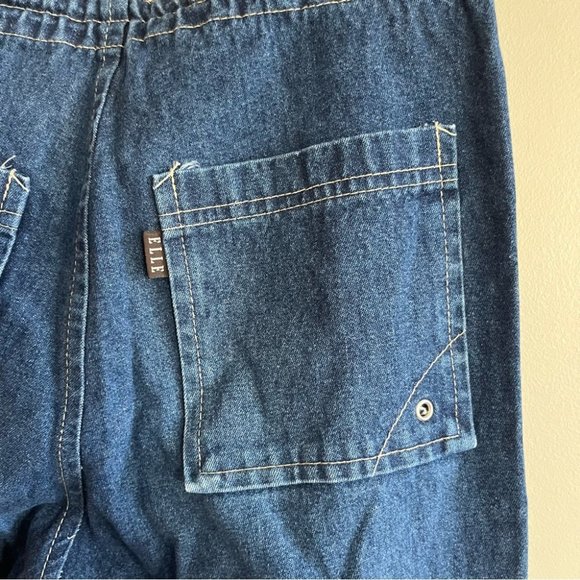 Vintage Y2K Women's Straight Leg Denim Cargo Pants - Picture 11 of 13